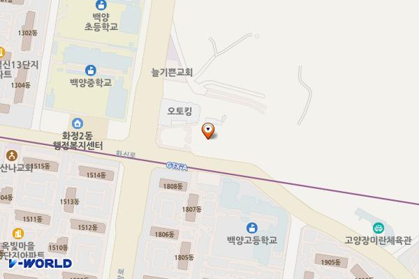 고양시민방위교육장 위치 지도 — 경기도 고양시 덕양구 행신동 892