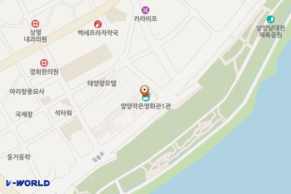 양양웰컴센터주차장 위치 지도 — 강원특별자치도 양양군 양양읍 남문리 210-36