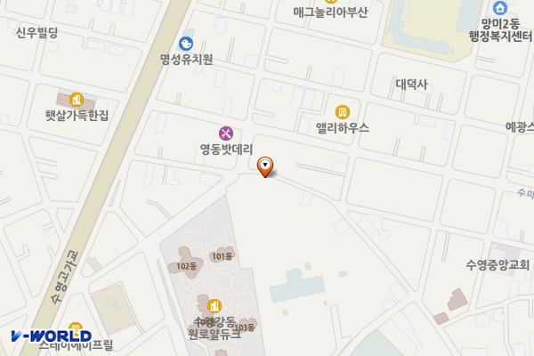 부산수영경찰서 위치 지도 — 부산광역시 수영구 수영동 352-8