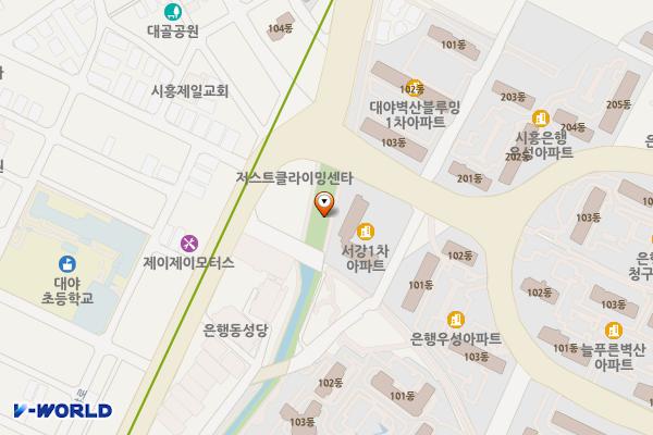대야포도탑 공영주차장 위치 지도 — 경기도 시흥시 건지물길 3