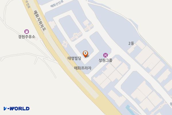 매화산단 공영주차장 위치 지도 — 경기도 시흥시 도창동 511