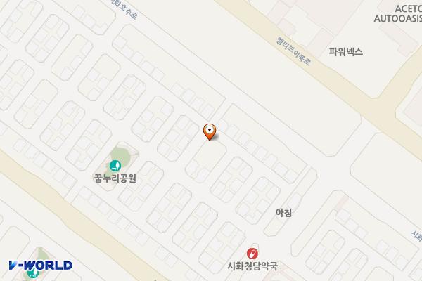 MTV P8 공영주차장 위치 지도 — 경기도 시흥시 시화호수전원2길 35-1
