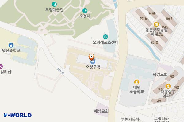 오정구청 위치 지도 — 경기도 부천시 오정구 성오로 172