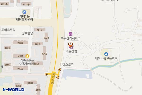 HD현대오일뱅크 이매동셀프주유소 위치 지도 — 경기도 성남시 분당구 성남대로772번길 2