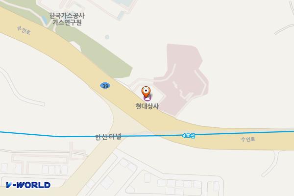 HD현대오일뱅크 반월셀프주유소 위치 지도 — 경기도 안산시 상록구 수인로 1226