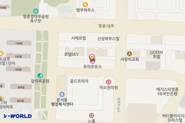 HD현대오일뱅크 신공항주유소 위치 지도 — 인천광역시 영종구 신도시남로141번길 6
