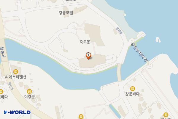 씨마크호텔 위치 지도 — 강원특별자치도 강릉시 해안로406번길 2
