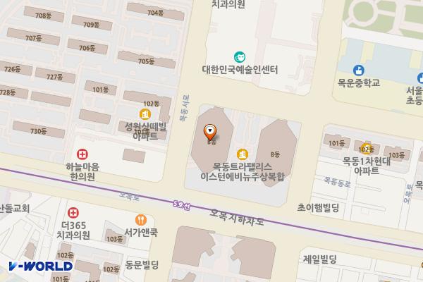 이마트 목동점 위치 지도 — 서울특별시 양천구 오목로 299