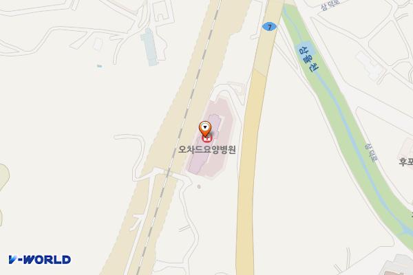 오차드요양병원 위치 지도 — 경상북도 울진군 후포면 동해대로 441
