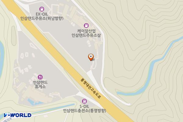 금산인삼랜드휴게소 (대전) 위치 지도 — 충청남도 금산군 군북면 대암길 34-30
