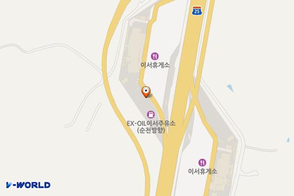 이서휴게소 (순천) 위치 지도 — 전북특별자치도 완주군 이서면 호남고속도로 161-1