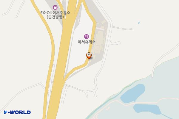 이서휴게소 (천안) 위치 지도 — 전북특별자치도 완주군 이서면 호남고속도로 162