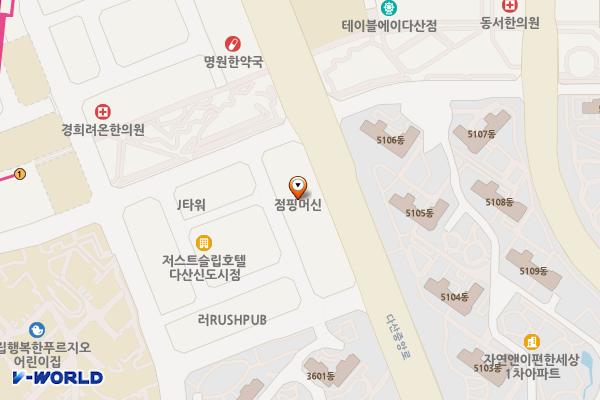 다산안강E타워 위치 지도 — 경기 남양주시 다산중앙로 117