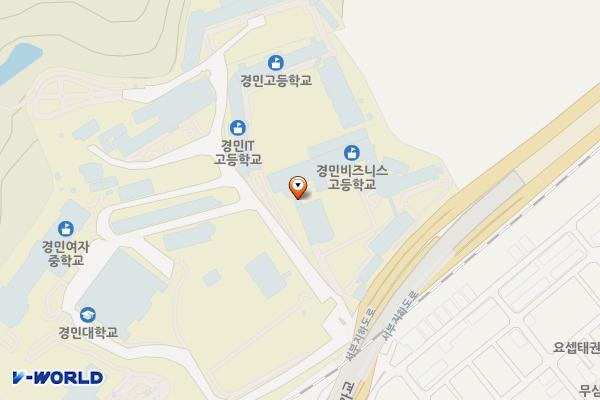 경민비즈니스고등학교 위치 지도 — 경기도 의정부시 서부로 545
