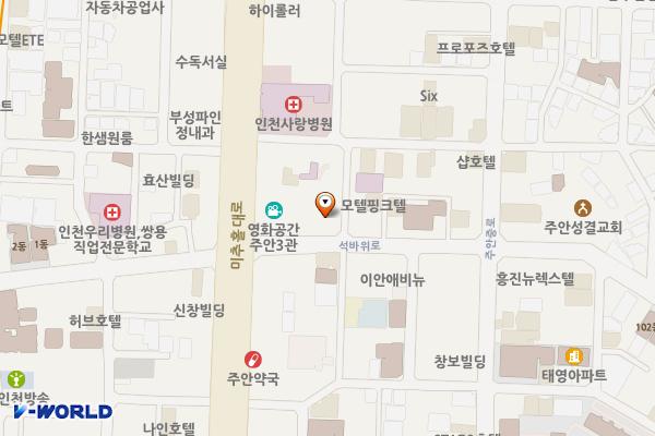 서울빌딩 위치 지도 — 인천광역시 미추홀구 주안동 1560-1