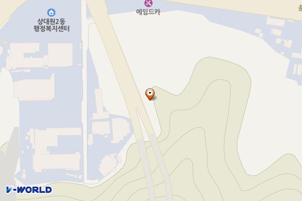 하대원동 공영주차장 위치 지도 — 경기도 성남시 중원구 하대원동 18