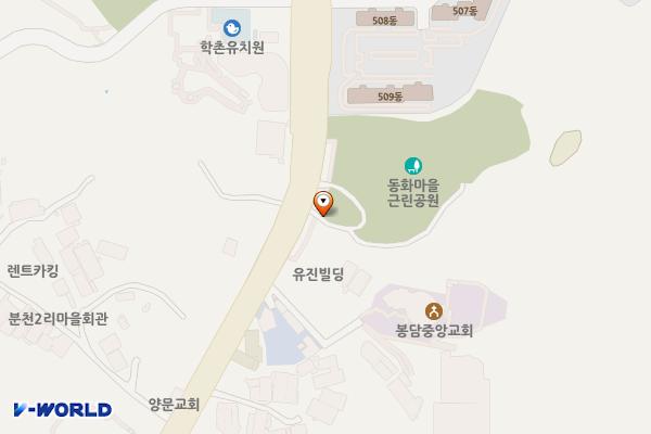화성시어린이 문화센터 위치 지도 — 경기도 화성시 효행로 봉담읍 동화길 146