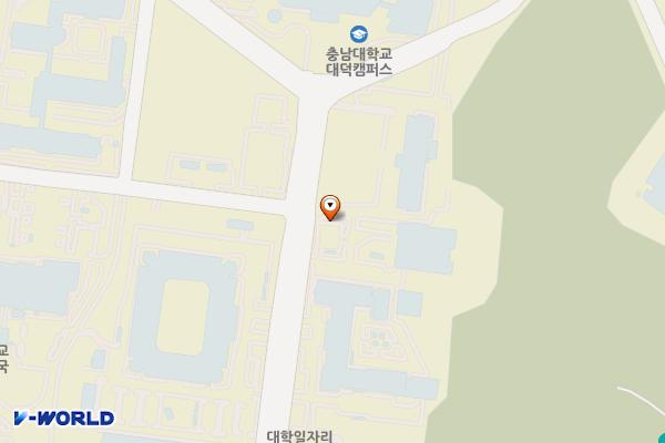 충남대학교-대학본부 위치 지도 — 대전광역시 유성구 대학로 99
