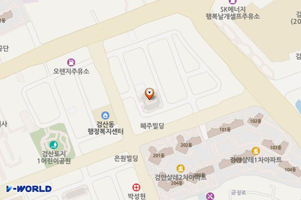 검산제2공영주차장 위치 지도 — 전북특별자치도 김제시 검산동 1073-13