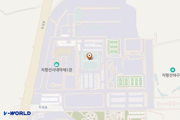 실내체육관 위치 지도 — 전북특별자치도 김제시 도작로 224-98