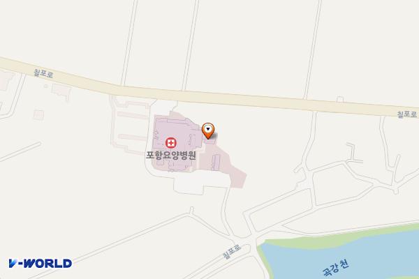 운하의료재단 위치 지도 — 경상북도 포항시 북구 흥해읍 칠포로 58