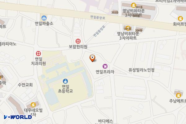 연일전통시장 위치 지도 — 경상북도 포항시 남구 연일읍 생지리 196-2