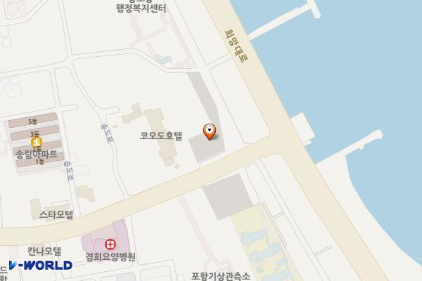 송도해수욕장 공용주차장 위치 지도 — 경상북도 포항시 남구 송도동 311-289