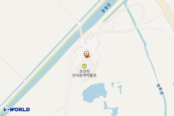 오산리선사유적박물관 주차장 위치 지도 — 강원특별자치도 양양군 손양면 오산리 51번지