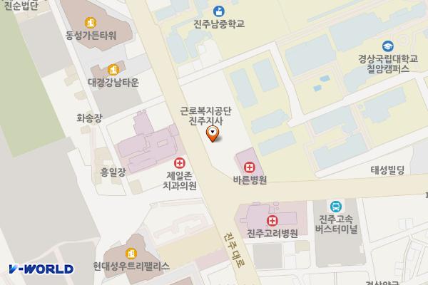 교보생명 진주사옥 위치 지도 — 경상남도 진주시 진주대로 884