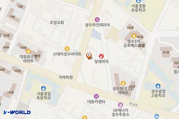 서울숲ITCT 위치 지도 — 서울특별시 성동구 성수일로 10