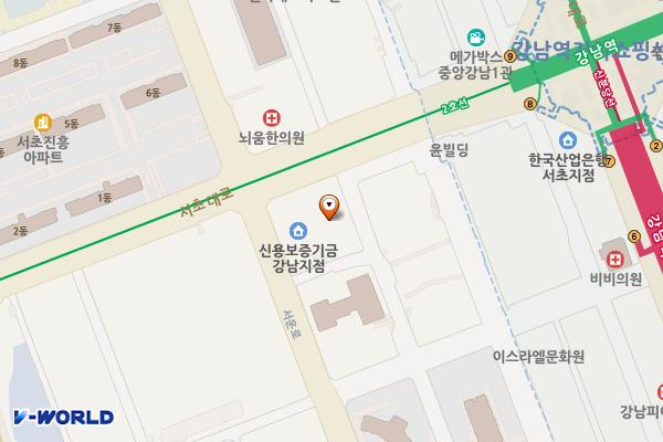 강남그레이스빌딩 위치 지도 — 서울특별시 서초구 서초대로 398