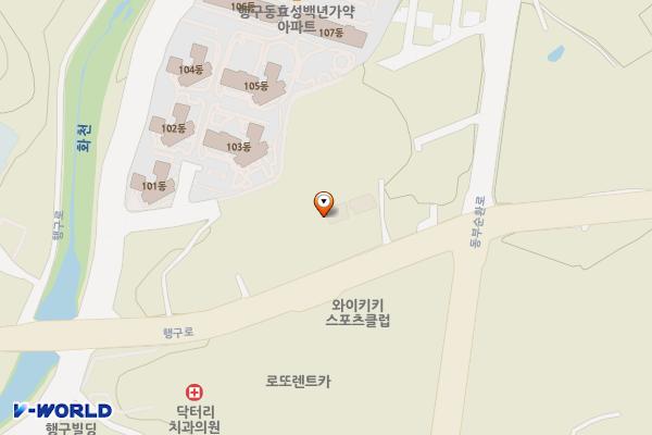 투엑스모텔(OCPP) 위치 지도 — 강원특별자치도 원주시 행구로 165