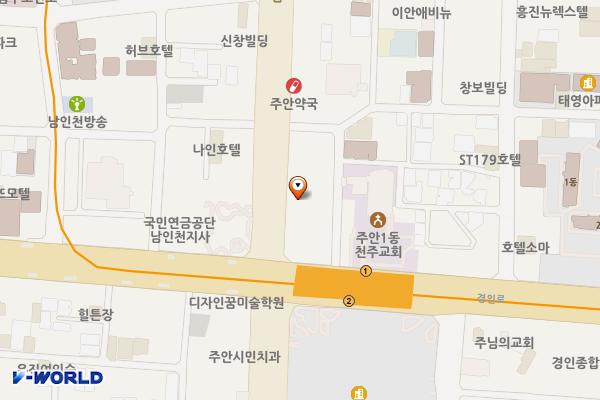 교보생명 인천사옥 위치 지도 — 인천광역시 미추홀구 미추홀대로 694