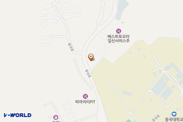 창성모터스 위치 지도 — 경기도 고양시 일산동구 동국로 100