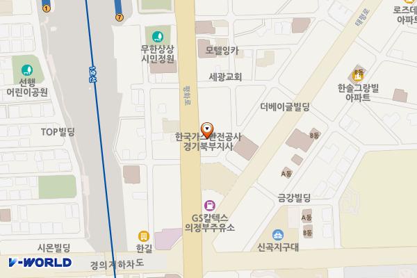 교보생명 의정부사옥 위치 지도 — 경기도 의정부시 평화로 478