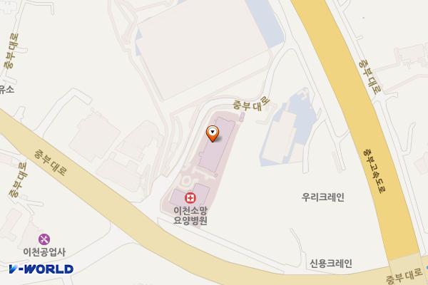 의료법인 예닮의료재단 위치 지도 — 경기도 이천시 호법면 중부대로 797-26