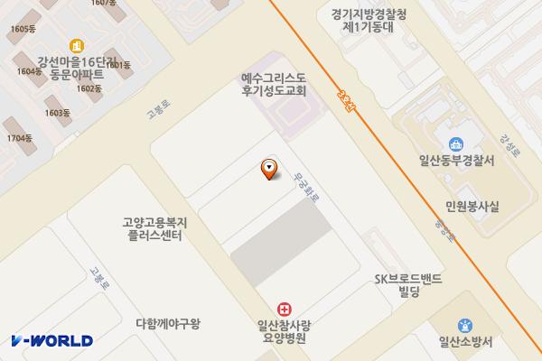 동화넥서스빌 위치 지도 — 경기도 고양시 일산동구 무궁화로 43-33