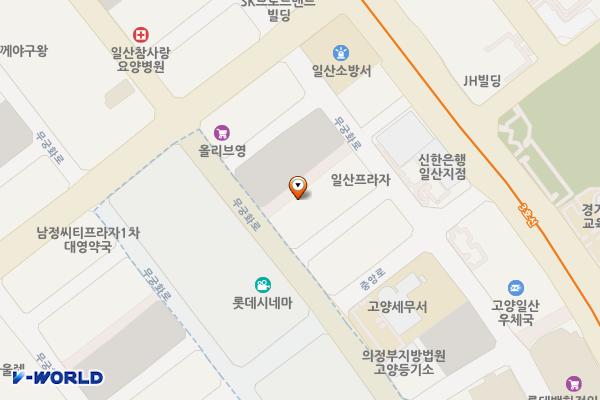 메탈릭타워1 위치 지도 — 경기도 고양시 일산동구 무궁화로 32-21