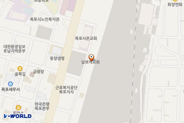 그린카 목포점(OCPP) 위치 지도 — 전남광주통합특별시 목포시 영산로110번길 22