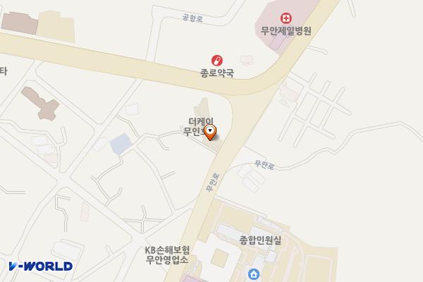 백악관호텔(OCPP) 위치 지도 — 전남광주통합특별시 무안군 무안읍 무안로 551