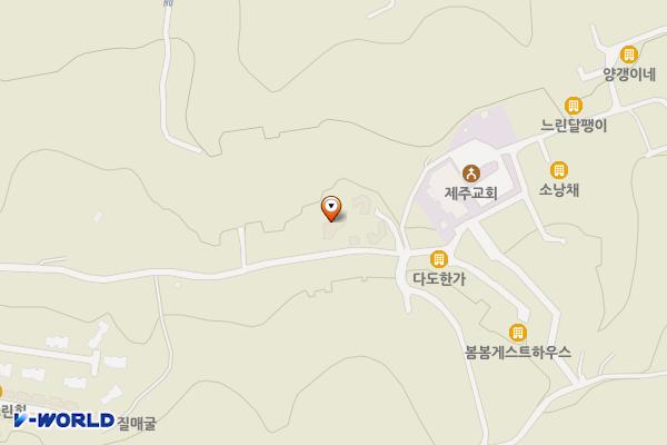 더카이로스 위치 지도 — 제주특별자치도 제주시 애월읍 장유길 49-39