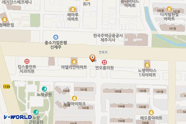 타워30관리단 위치 지도 — 제주특별자치도 제주시 연북로 30