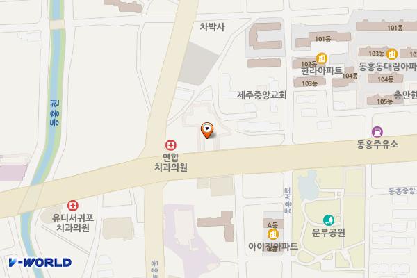 NH농협은행 서귀포지점 위치 지도 — 제주특별자치도 서귀포시 일주동로 8610