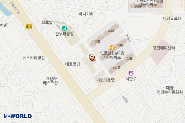 지엠 위치 지도 — 경상북도 구미시 여헌로3길 9
