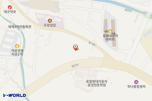 목전 숯불가든 위치 지도 — 경상북도 포항시 남구 오천읍 장기로 1661