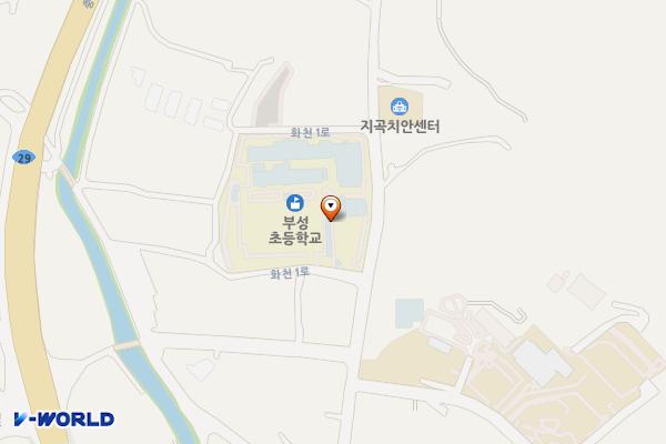 부성초등학교 위치 지도 — 충청남도 서산시 지곡면 화천1로 83