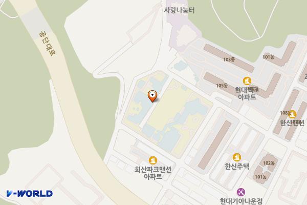 군산명화학교 위치 지도 — 전북특별자치도 군산시 상나운1길 37