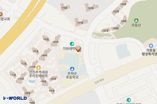 은하수초등학교 위치 지도 — 경상남도 진주시 진주역로73번길 7