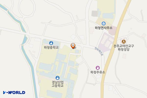 경남산업고등학교 위치 지도 — 경상남도 거제시 하청면 서리1길 17