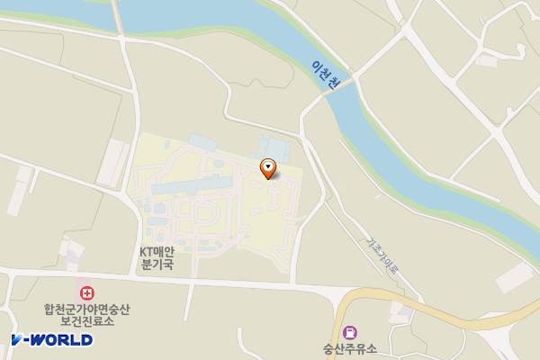 가야산독서당정글북 위치 지도 — 경상남도 합천군 가야면 매안대전길 18-6